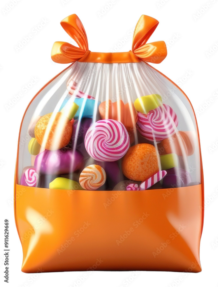 Sticker png candy food bag white background.