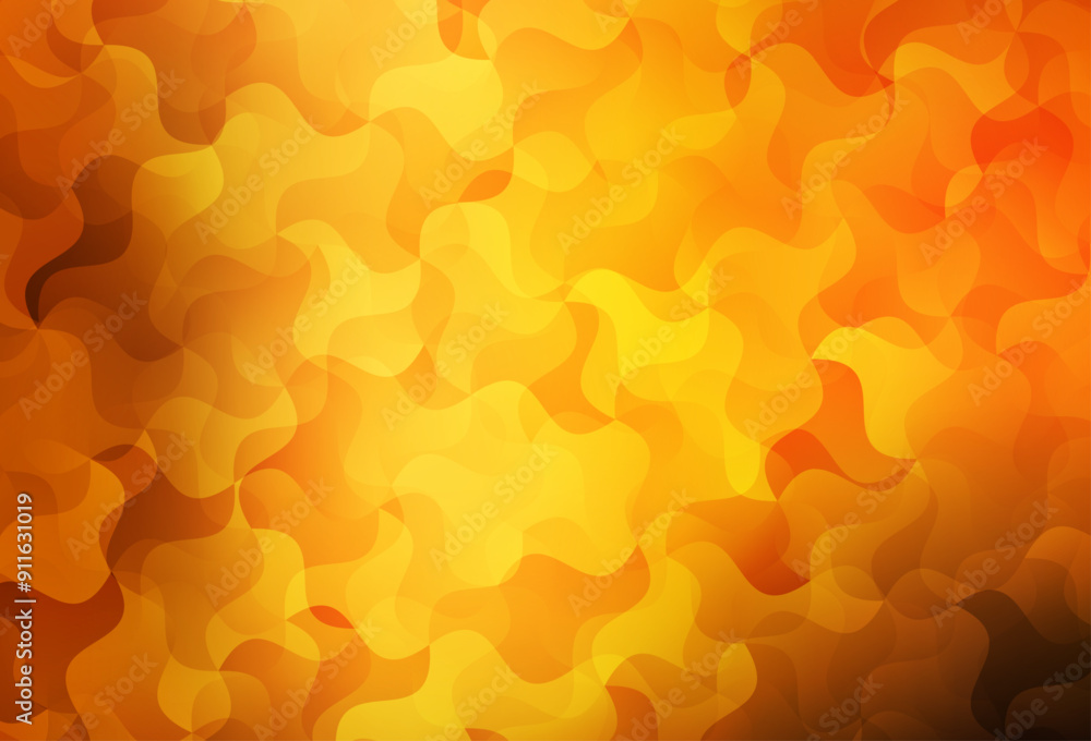 Canvas Prints dark orange vector abstract polygonal template.