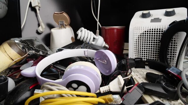 Electronic scrap. Electronic waste or e-waste describes discarded electrical or electronic devices