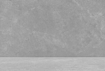 Empty gray concrete room studio background. Background for displaying product. Product presentation texture background.	