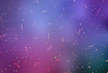 Light Purple, Pink vector layout in New Year style.