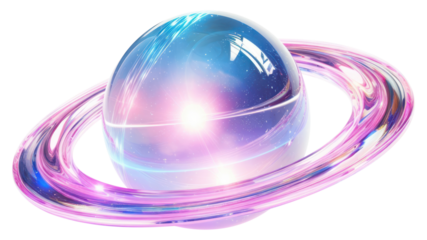 PNG Planet sphere space pink.