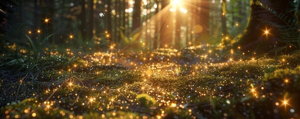 Fairy Glitter: Enchanted Forest Magic, 4K hyperrealistic photo