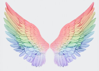 Obraz premium Angel wings, 天使の羽根, generated by AI.
