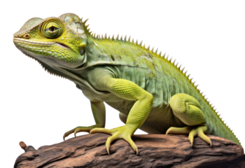 PNG Basilisk chameleon reptile iguana animal.