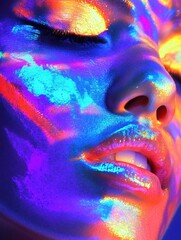 Fototapeta premium Abstract gradient background in bright vibrant colors.