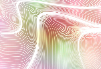 Light Pink, Yellow vector background with stright stripes.