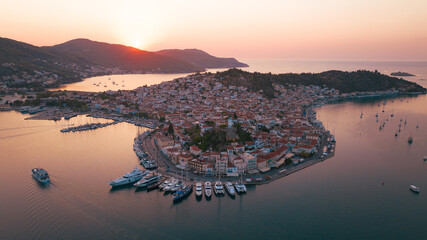 Fototapeta premium Aerial view of Ports, Greece