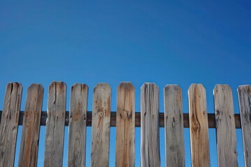 fence with sky