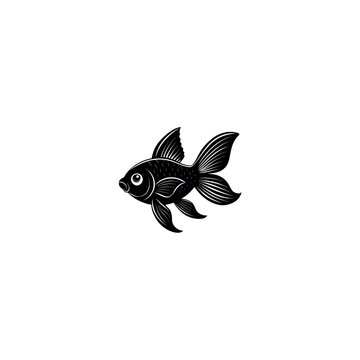 recommend clip art: goldfish  silhouette