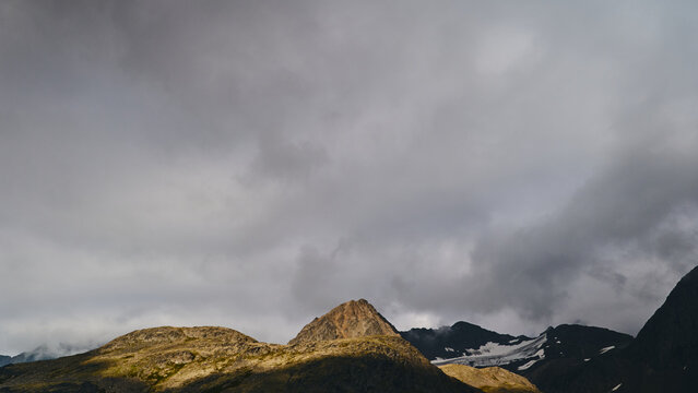 Moutain and ealry light 