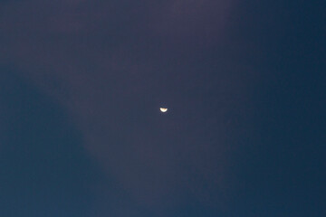 moon and clouds