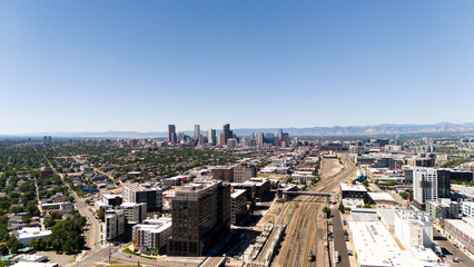 Downtown Denver Colorado Drone