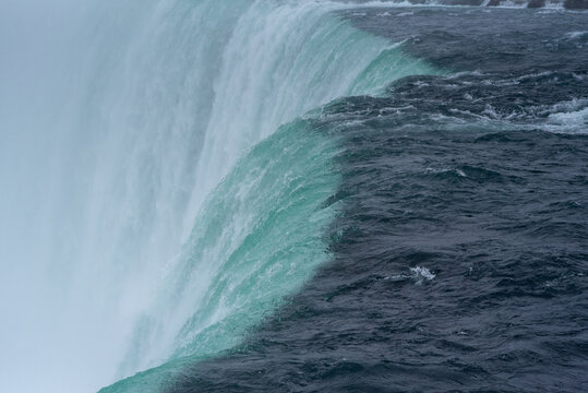 Niagara waterfall water detail