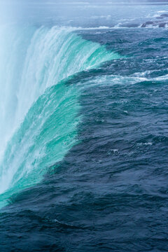 Niagara waterfall water detail