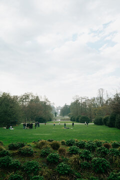 People Enjoying a Day in Public Park
