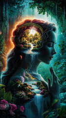 Fototapeta premium Guardian of the Inner Sanctuary