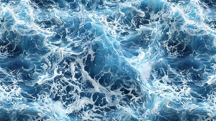 Fototapeta premium Wavy seamless texture wallpaper