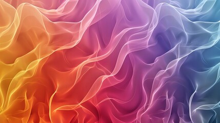 Obraz premium Abstract colorful wave background for design created with generative AI technology