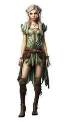Obraz premium PNG Elf costume adult white background.