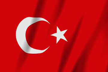 Turkey flag background