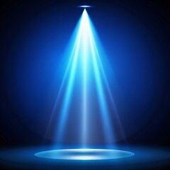 Blue Spotlight on Stage, Vector Illustration, Stage Background, Light Effect, Spot Light , spotlight, stage