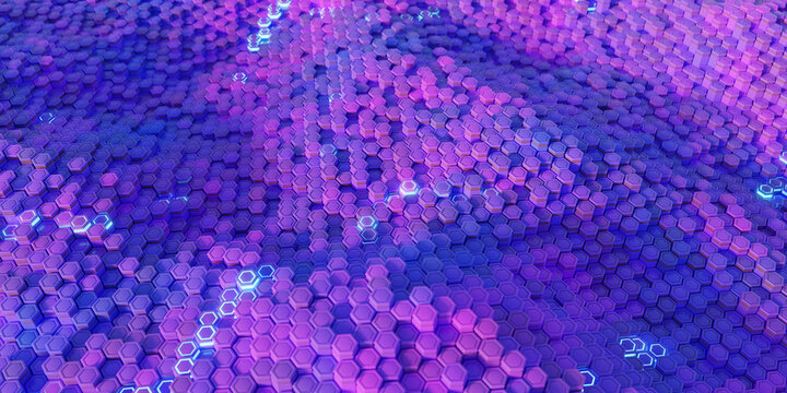 3d Hexagon pattern