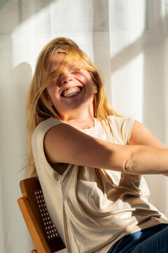 Joyful Young Woman Portrait