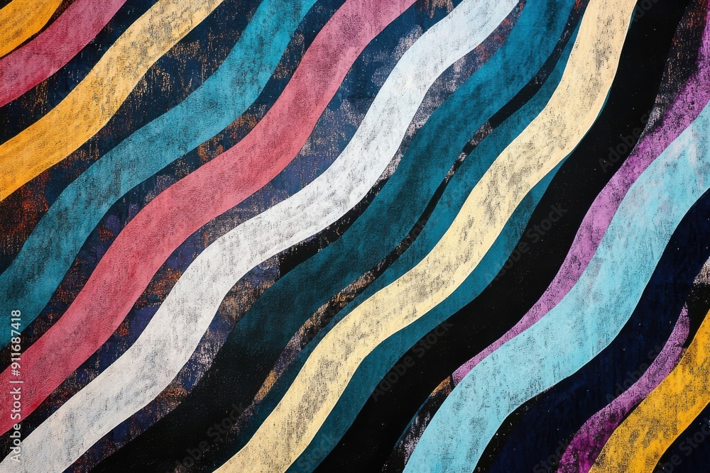 Poster textured background featuring abstract line design