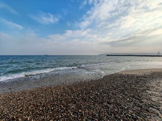 Nice view from Bulgaria and Black sea in Varna