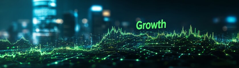 Obraz premium Business Growth Concept with 