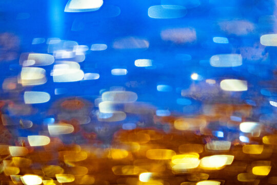 Dynamic impressionistic abstraction in the form of bokeh