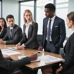 Fototapeta premium Classic Business Meeting
