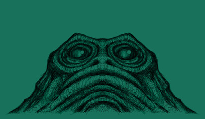 Alien creature, sketch - digital painting  © Cubitron