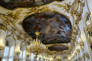 interior palácio europa rococó