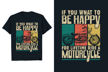 Best quality vintage motorbike t-shirt design, vector graphic bike shirt design.