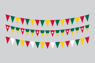 Obraz premium Albania ribbon flag