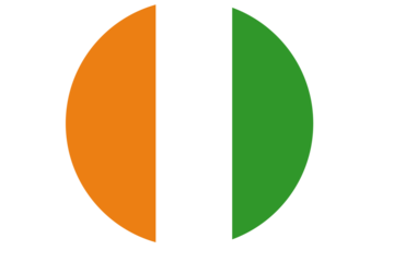 Ivory Coast flag button
 
