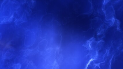 A blue space background with stars and a galaxy
