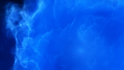 A blue space background with stars and a galaxy
