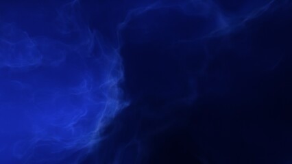 A blue space background with stars and a galaxy
