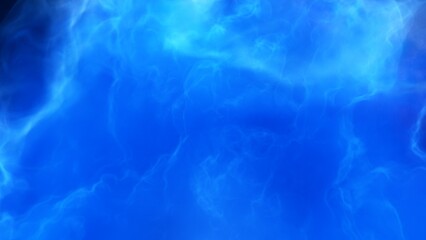 A blue space background with stars and a galaxy
