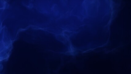 A blue space background with stars and a galaxy
