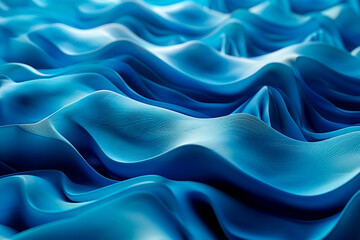 Obraz premium Abstract blue background with waves.