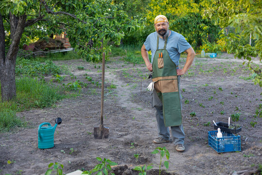 cheerful gardener