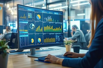 people work in the office