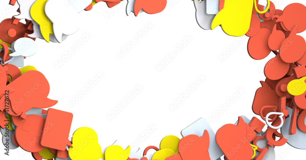 Poster express envelope and parcel abstract technology background. Business quantum internet network communication and high speed parcel