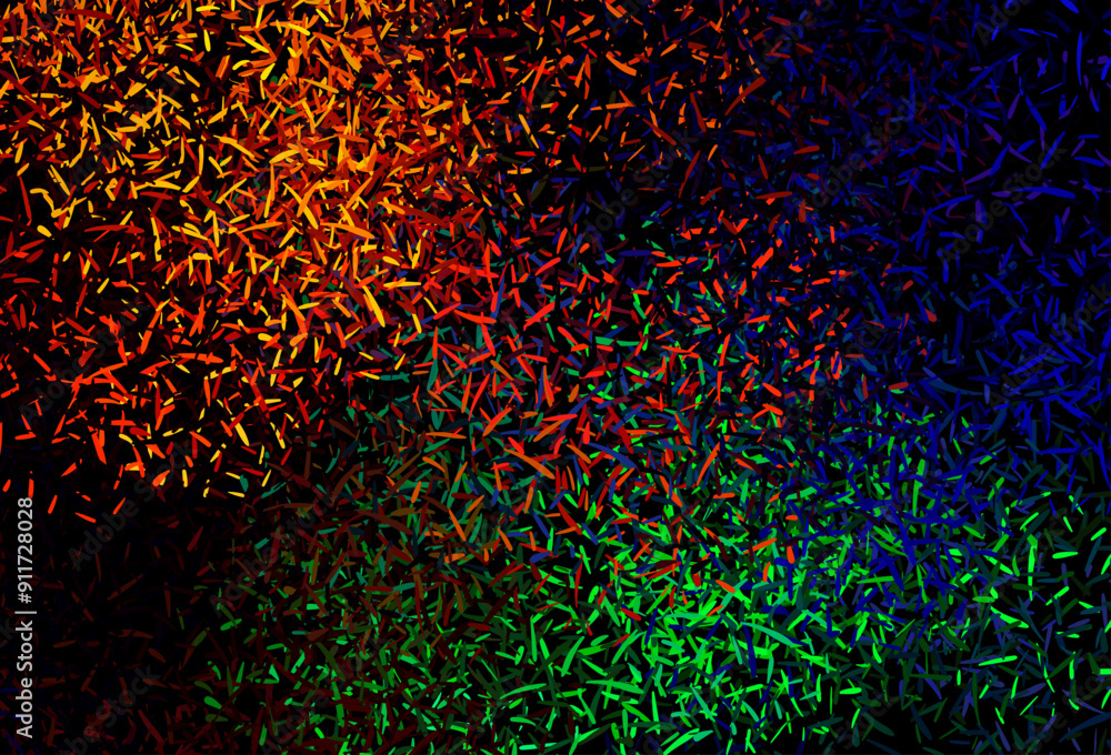 Poster dark multicolor vector pattern with sharp lines.