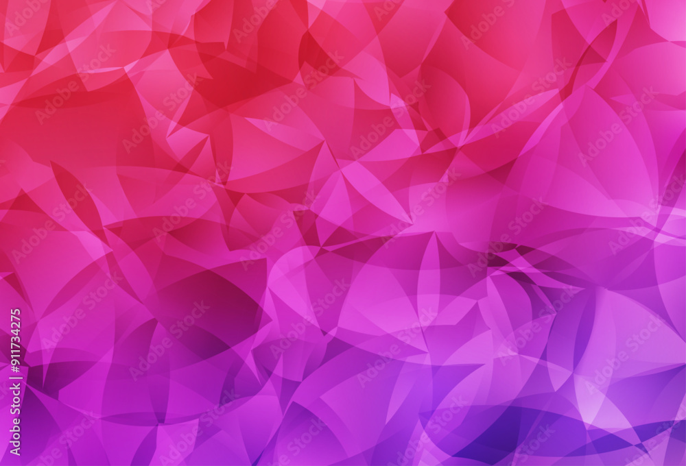 Canvas Prints light purple, pink vector shining triangular backdrop.