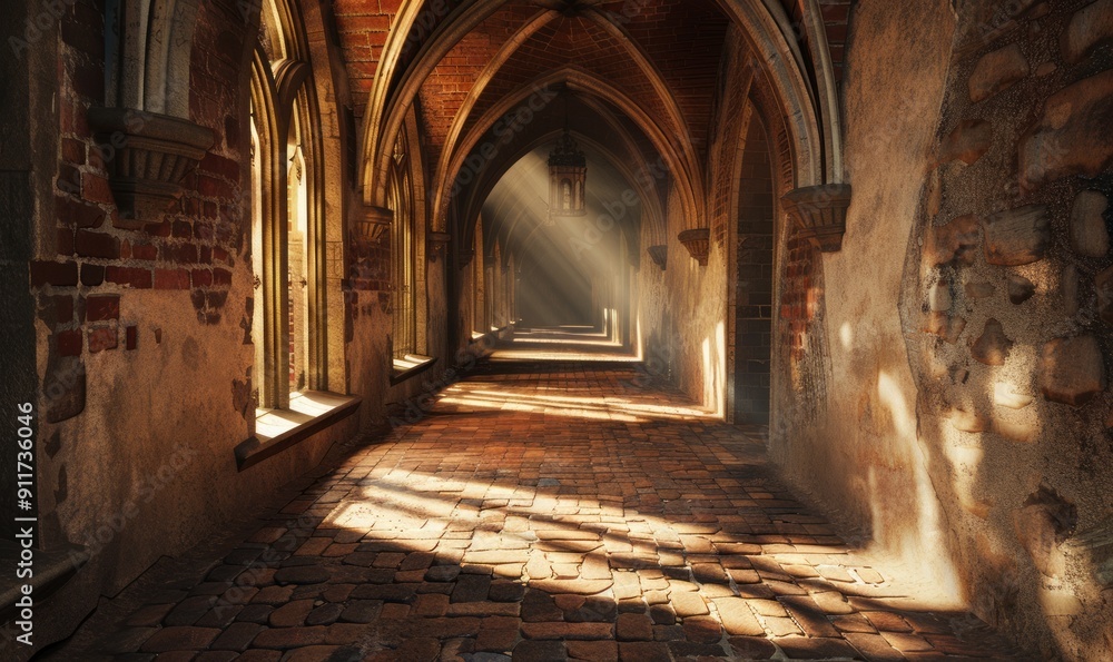 Poster use dynamic lighting to create dramatic shadows and highlights